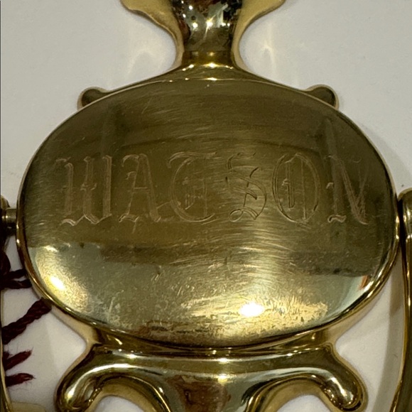 WATSON Gold Metal Ornate Door Knocker - Picture 2 of 5